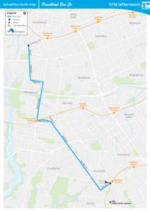 Mount  S118 (afternoon) School bus route map