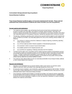 Microsoft Word - Commerzbank Hong Kong General Business Conditions V20131001.doc