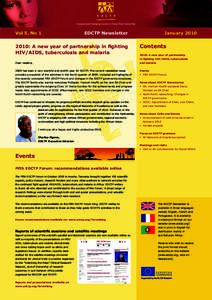 7 - EDCTP Newsletter January[removed]Vol 5, No 1 EDCTP Newsletter