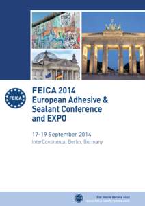 FEICA  FEICA 2014 European Adhesive & Sealant Conference and EXPO