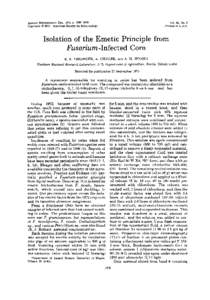 Vol. 26, No. 6 Printed in U.S.A. APPLIED MICROBIOLOGY, Dec. 1973, pCopyrightAmerican Society for Microbiology