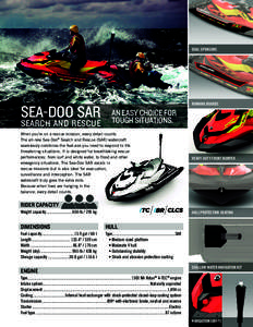 DUAL SPONSONS  Sea-Doo SAR Search and Rescue