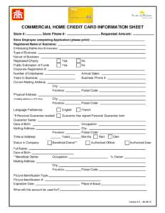 Microsoft Word - Commercial Home Credit Card Application - ENGLISH - V6doc