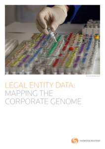 REUTERS/Michael Dald  Legal Entity Data: Mapping the Corporate Genome