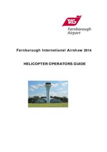 Farnborough International Airshow[removed]HELICOPTER OPERATORS GUIDE CONTENTS PAGE