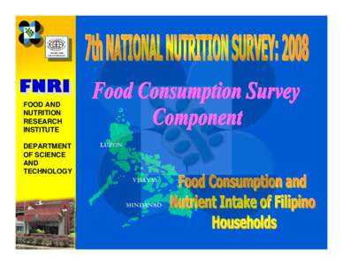 FNRI FNRI FOOD AND NUTRITION RESEARCH INSTITUTE