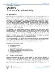 Final Draft Report  Saratoga County Airport Airport Master Plan Update  Chapter 3