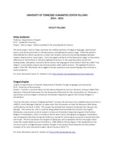 Microsoft Word - Humanities Center FellowsLong Description for Web Final 62714