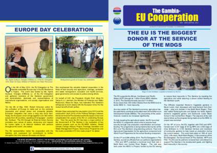 The Gambia-  EU Cooperation may - june EDITION, 2014  EUROPE DAY CELEBRATION