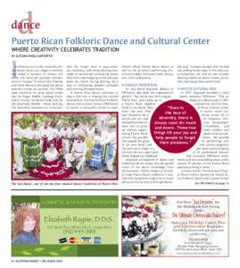 d  dance Puerto Rican Folkloric Dance and Cultural Center WHERE CREATIVITY CELEBRATES TRADITION