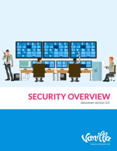 SECURITY  OVERVIEW datasheet  version  3.0 VANILLA FORUMS SECURITY OVERVIEW  Page 1 of 14