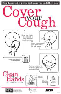 Cover Your COugh Poster for Health Care - MN Dept of Health