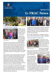 Spring[removed]G-TRAC News G-TRAC Director Update G-TRAC has had