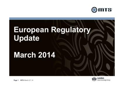 European Regulatory Update March 2014 Page 1