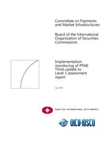 Committee on Payments and Market Infrastructures Board of the International Organization of Securities Commissions