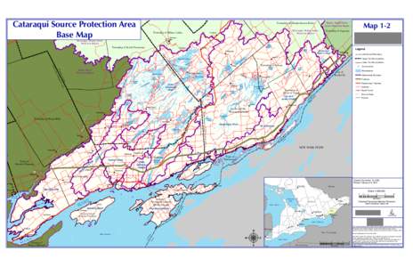 Cataraqui Source Protection Area Base Map Township of Rideau Lakes  Portland