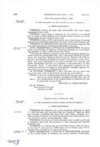 c50  PROCLAMATIONS—AUG. 4, 1954 F I R E PREVENTION W E E K ,  August 4, 1954