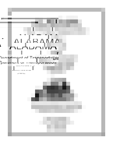 ALABAMA Department of Transportation www.dot.state.al.us Notice to Contractors Transportation Letting