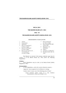 Marine Board (Safety) Regulations 1993