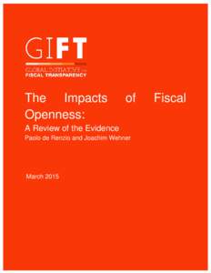 The Impacts Openness: of  Fiscal