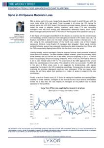 THE WEEKLY BRIEF  FEBRUARY 09, 2015 RESEARCH FROM LYXOR MANAGED ACCOUNT PLATFORM