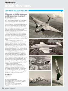 Afterburner  Book Reviews ON THE EDGE OF FLIGHT A Lifetime in the Development and Engineering of Aircraft