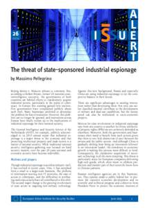 Reto Klar/AP/SIPA  The threat of state-sponsored industrial espionage