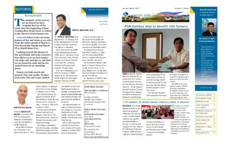 EDITORIAL  earth.talk central luzon January-March 2013