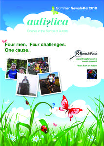 Summer Newsletter[removed]Four men. Four challenges. One cause.  earch Focus