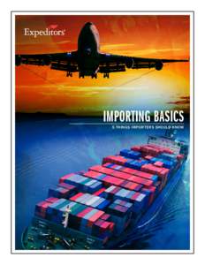 IMPORTING BASICS  5 THINGS IMPORTERS SHOULD KNOW IMPORTING BASICS