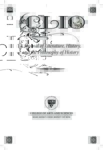 •  • A Journal of Literature, History, and the Philosophy of History