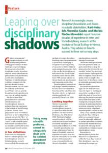 Feature  Leaping over disciplinary  shadows