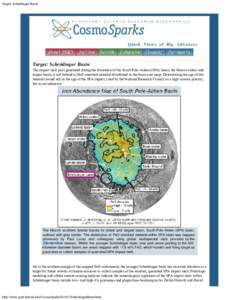Planetary science / Lunar science / South PoleAitken basin / Moon / Schrdinger / Late Heavy Bombardment
