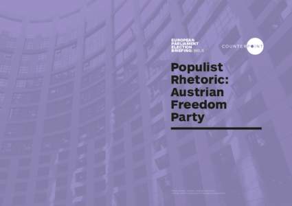 EUROPEAN PARLIAMENT ELECTION BRIEFING: NO. 5  Populist