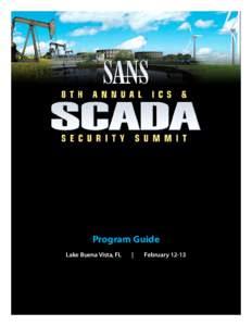 Program Guide Lake Buena Vista, FL |  February 12-13