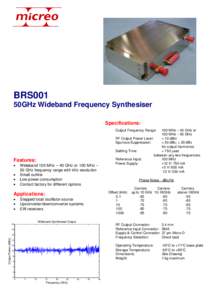 Microsoft Word - 50GHz Wideband Frequency Synthesiser