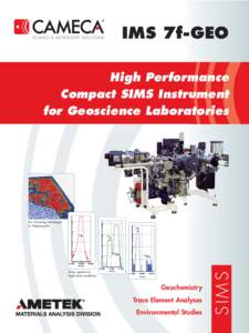 IMS 7f-GEO High Performance Compact SIMS Instrument for Geoscience Laboratories  Mass spectra at