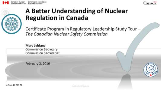 A Better Understanding of Nuclear Regulation in Canada