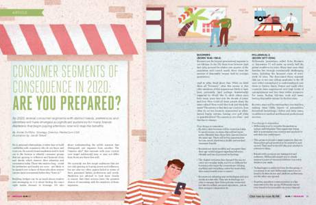 ARTICLE  CONSUMER SEGMENTS OF CONSEQUENCE IN 2020:  ARE YOU PREPARED?
