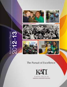 The Pursuit of Excellence  2012–13 Annual Impact Report