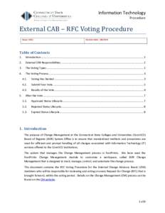 External CAB – RFC Voting Procedure