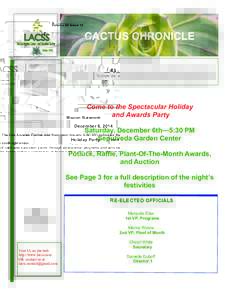 Volume 80 Issue 12  Holiday Party  CACTUS CHRONICLE