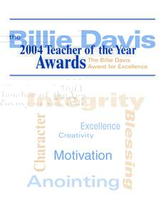 Billie Davis 2004 Teacher of the Year the  Awards