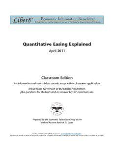 Quantitative Easing Explained - Classroom Edition