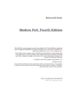 Modern Perl, Fourth Edition