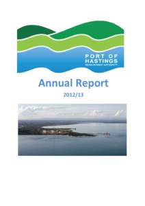 DELIVERING FOR VICTORIA’S GROWTH  Annual Report  Port of Hastings Development Authority Annual Report