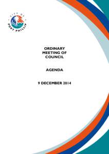 Agenda of Ordinary Meeting of Council - 9 December 2014