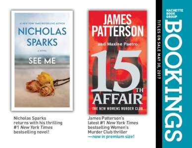 HACHETTE BOOK GROUP BOOKINGS