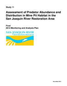 Geography of California / Fish / Anthrozoology / Salmon / Predation / Fisheries science / Chinook salmon / Oncorhynchus / San Joaquin River / Acoustic tag