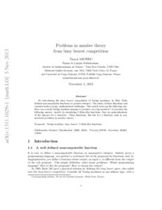 Mathematics / Models of computation / Turing machine / Alan Turing / Busy beaver / Collatz conjecture / Computability / Computable function / Halting problem / Computability theory / Theoretical computer science / Theory of computation